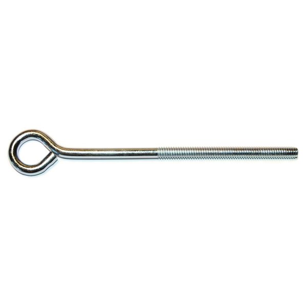 Midwest Fastener Eye Bolt 1/4"-20, 20 in Shank, Steel, Zinc Plated, 20 PK 52309